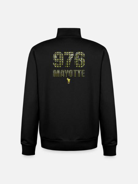 T SHIRT 976 MAYOTTE - Unisex Organic Zip Sweatshirt by Stanley/Stella - black