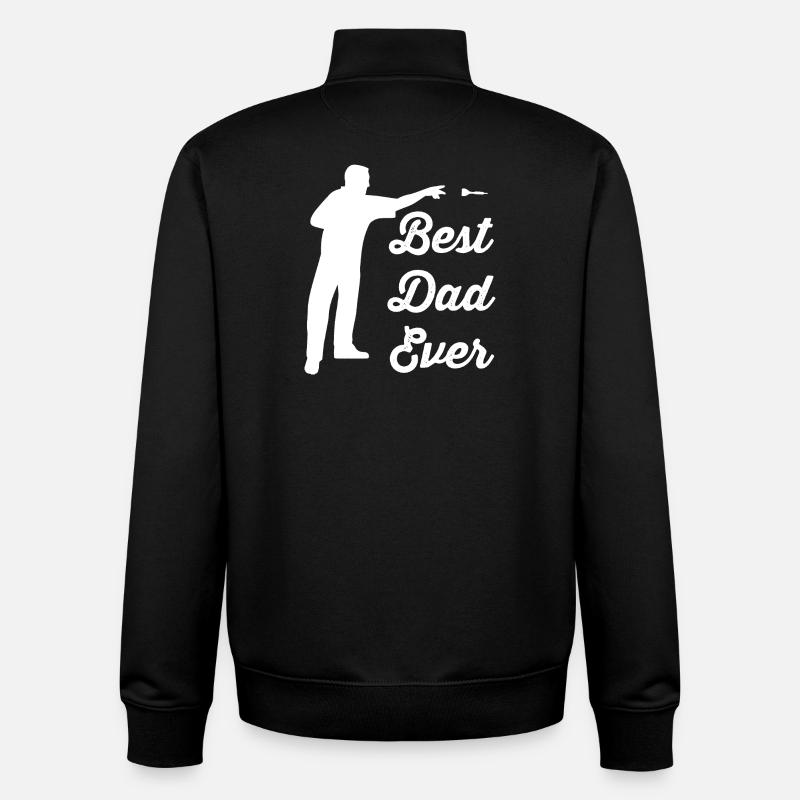 Dart - Unisex Organic Zip Sweatshirt by Stanley/Stella - black