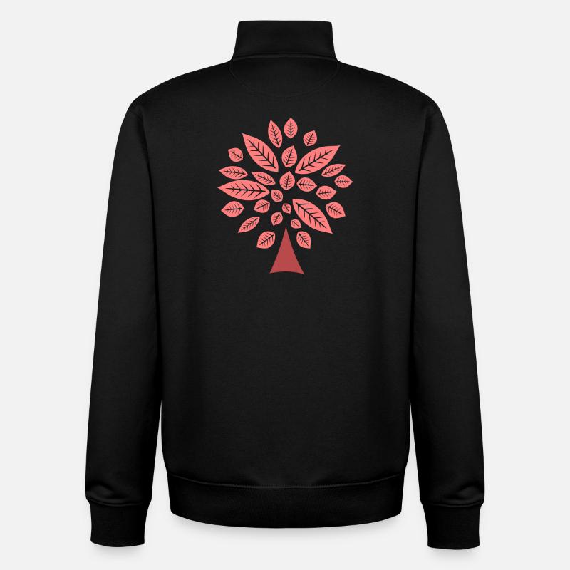 Baum - Unisex Organic Zip Sweatshirt von Stanley/Stella - Schwarz