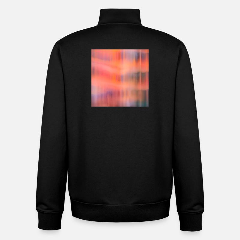 Traummuster 2 - Unisex Organic Zip Sweatshirt von Stanley/Stella - Schwarz