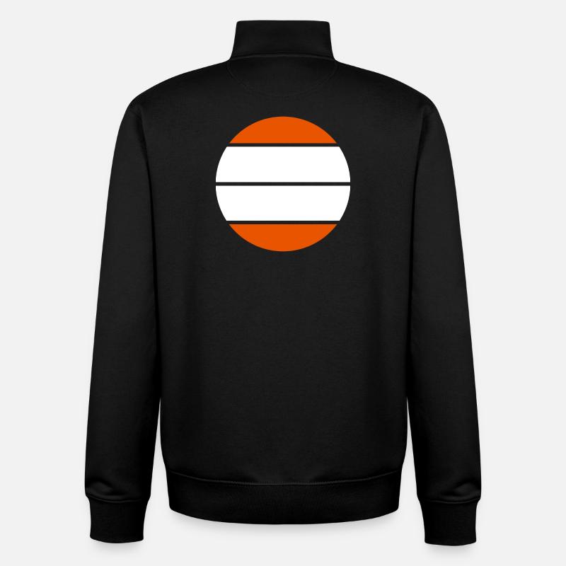 Sandwich - Unisex Organic Zip Sweatshirt von Stanley/Stella - Schwarz