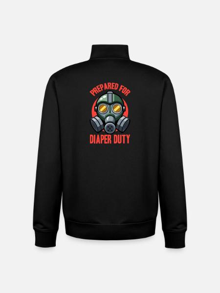 Göttergatte - Papa Witze - Unisex Organic Zip Sweatshirt von Stanley/Stella - Schwarz