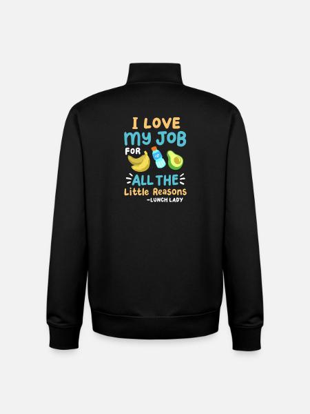 Schulessen Cafeteria-Mitarbeiterin - Unisex Organic Zip Sweatshirt von Stanley/Stella - Schwarz