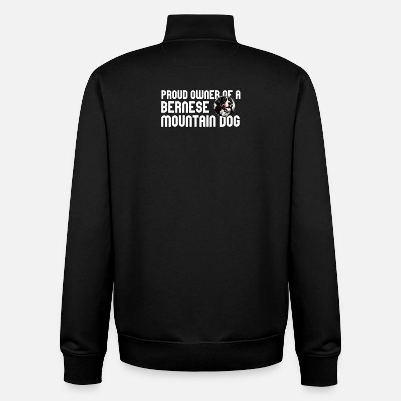 Berner Sennenhund - Unisex Organic Zip Sweatshirt von Stanley/Stella - Schwarz