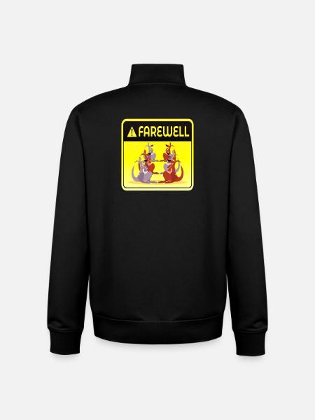 FAREWELL TEAM GROUP - Unisex Organic Zip Sweatshirt by Stanley/Stella - black