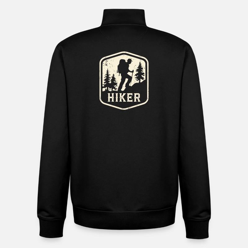 Wanderer - Unisex Organic Zip Sweatshirt von Stanley/Stella - Schwarz