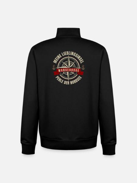 Meine Lieblingsinsel - Wangerooge - Unisex Organic Zip Sweatshirt von Stanley/Stella - Schwarz