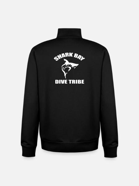 SHARK BAY DIVE TRIBE - Unisex Organic Zip Sweatshirt by Stanley/Stella - black