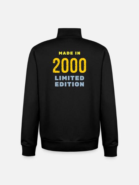 2000 - Unisex Organic Zip Sweatshirt by Stanley/Stella - black
