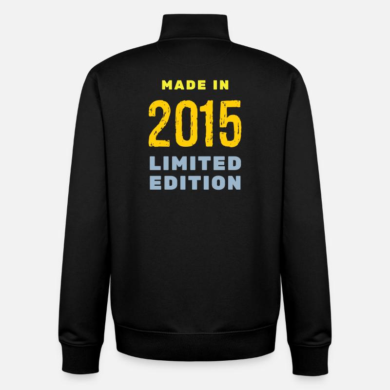2015 - Unisex Organic Zip Sweatshirt von Stanley/Stella - Schwarz