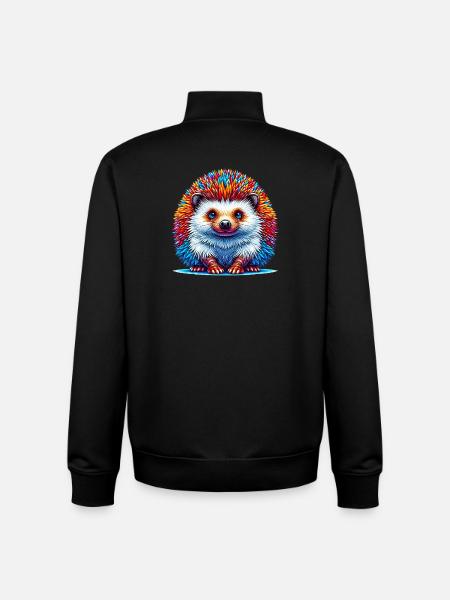 Igel - Unisex Organic Zip Sweatshirt von Stanley/Stella - Schwarz