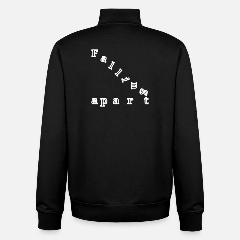 Auseinanderfallen - Unisex Organic Zip Sweatshirt von Stanley/Stella - Schwarz