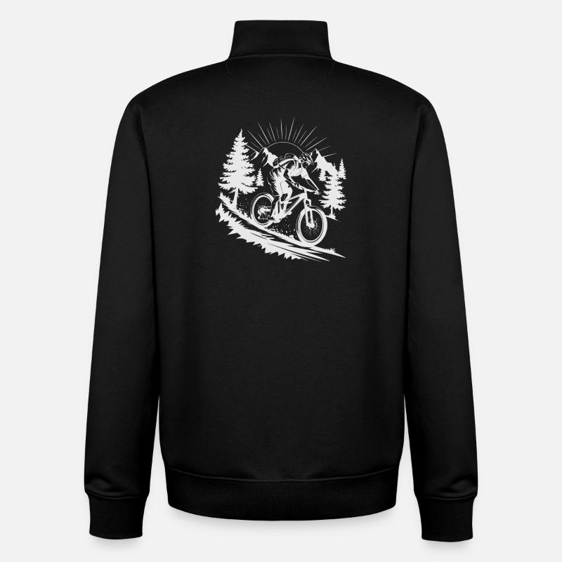 VTT VTT - Sweat zippé unisexe en coton bio Stanley/Stella - noir