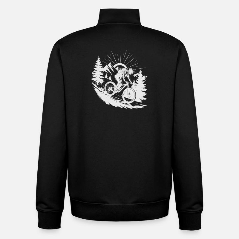 VTT VTT - Sweat zippé unisexe en coton bio Stanley/Stella - noir