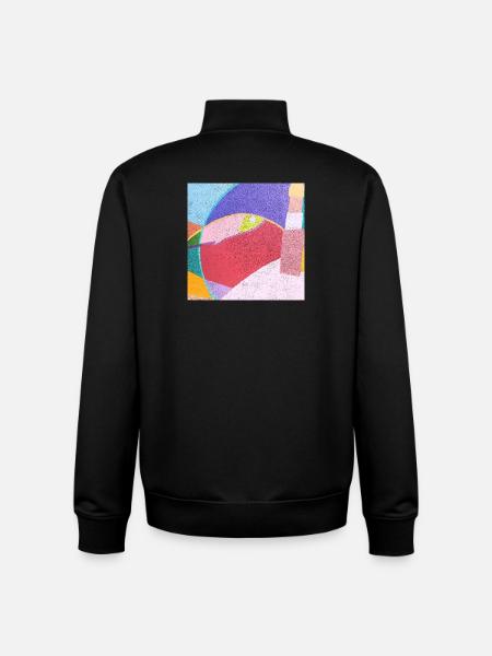 Bunte Wandmalereien - Unisex Organic Zip Sweatshirt von Stanley/Stella - Schwarz