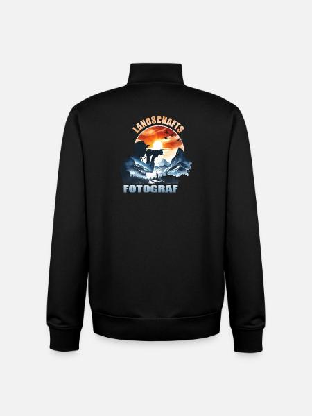 Landschafts Fotograf - Unisex Organic Zip Sweatshirt von Stanley/Stella - Schwarz
