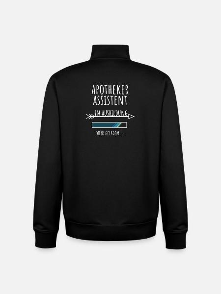 Apothekerassistent Ausbildung Beruf Geschenk - Unisex Organic Zip Sweatshirt von Stanley/Stella - Schwarz