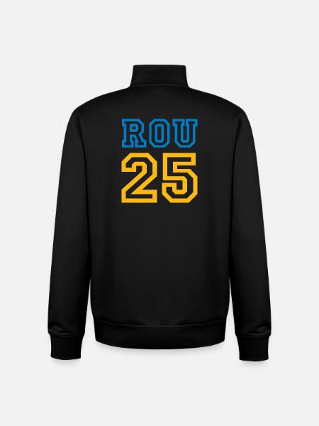 ROMANIA - Unisex Organic Zip Sweatshirt von Stanley/Stella - Schwarz