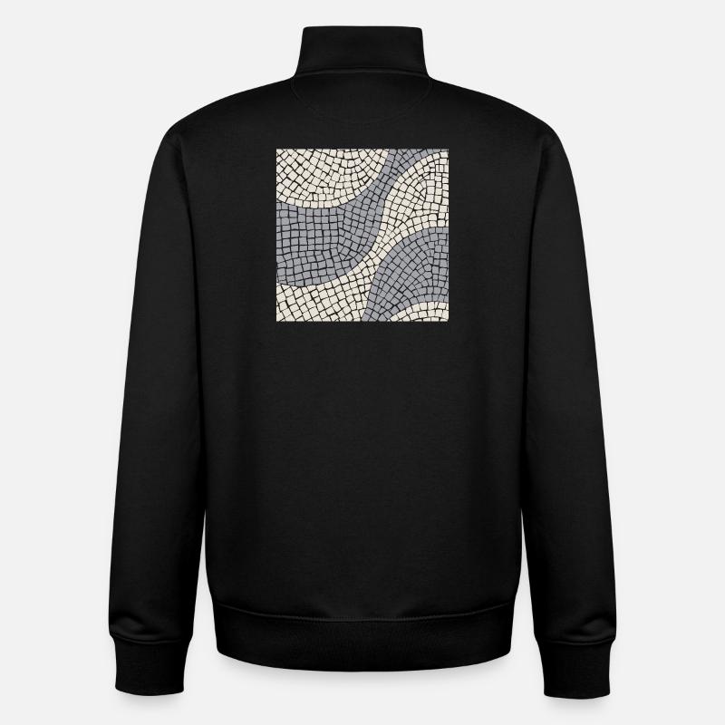 Copacabana - Sweat zippé unisexe en coton bio Stanley/Stella - noir