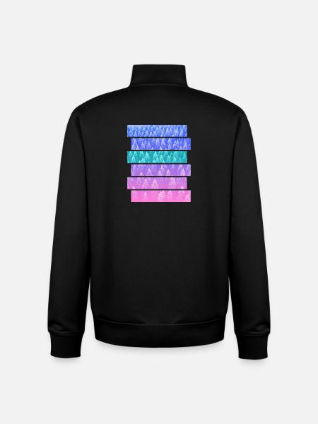 Fir - Unisex Organic Zip Sweatshirt by Stanley/Stella - black