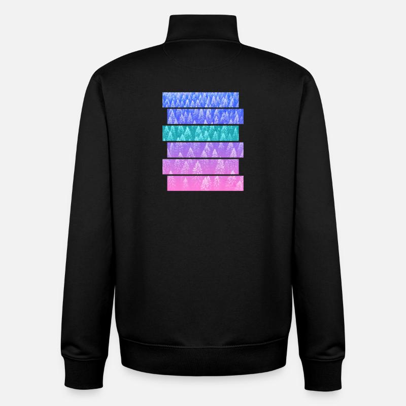 Tanne - Unisex Organic Zip Sweatshirt von Stanley/Stella - Schwarz