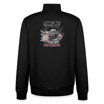 Capture the Moment - Unisex Organic Zip Sweatshirt von Stanley/Stella - Schwarz - Hinten - AI Model Male 185 light (185cm)