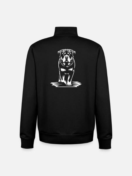 Rottweiler "Black Edition" - Unisex Organic Zip Sweatshirt by Stanley/Stella - black
