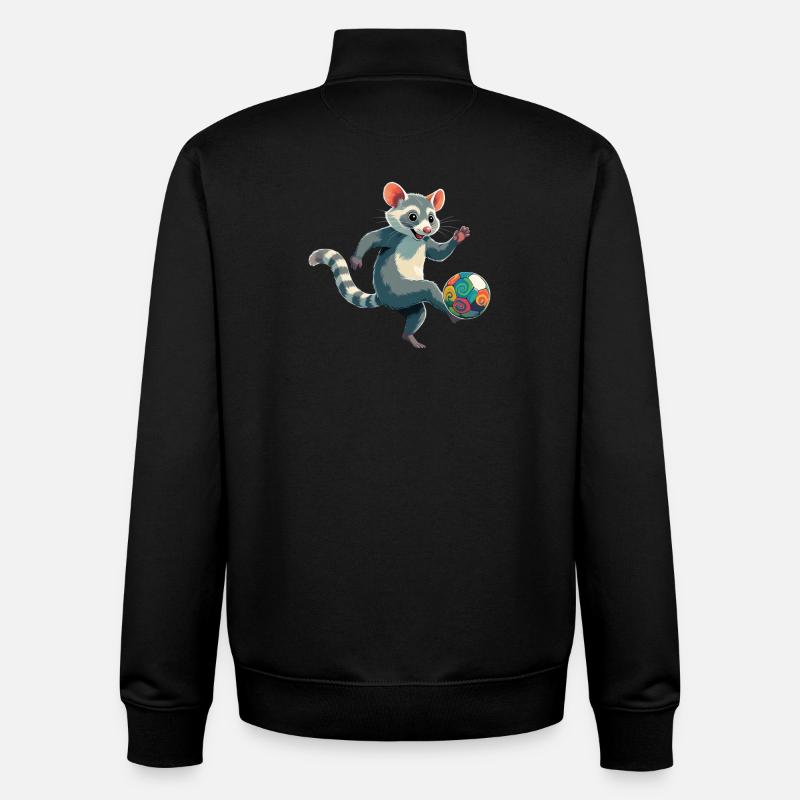 tlacuache - Unisex Organic Zip Sweatshirt von Stanley/Stella - Schwarz