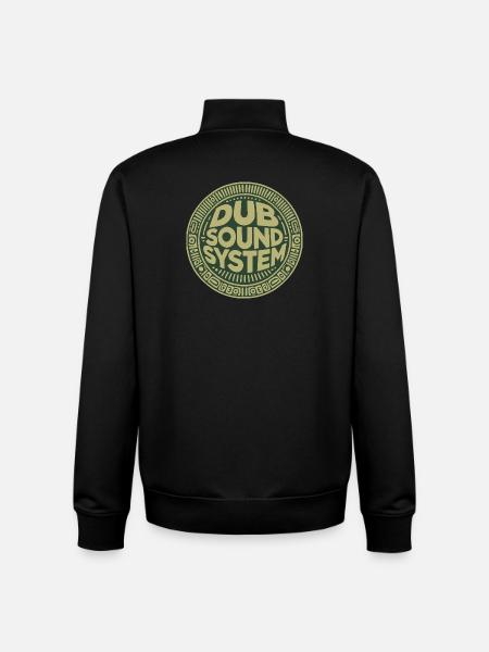 dub sound system - Sweat zippé unisexe en coton bio Stanley/Stella - noir