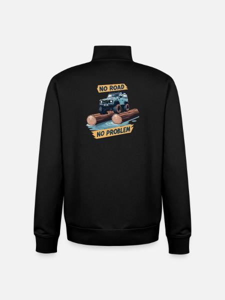 Off-Road Vehicle Driver - Unisex Organic Zip Sweatshirt by Stanley/Stella - black