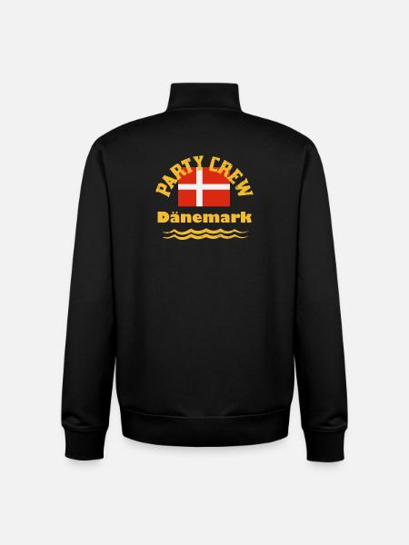 Dänemarkurlaub Party Crew Feiern Ferien Strand - Unisex Organic Zip Sweatshirt von Stanley/Stella - Schwarz