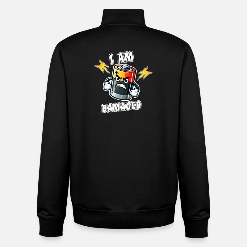 Emotional depth, self-awareness, acceptance - Unisex Organic Zip Sweatshirt by Stanley/Stella - black