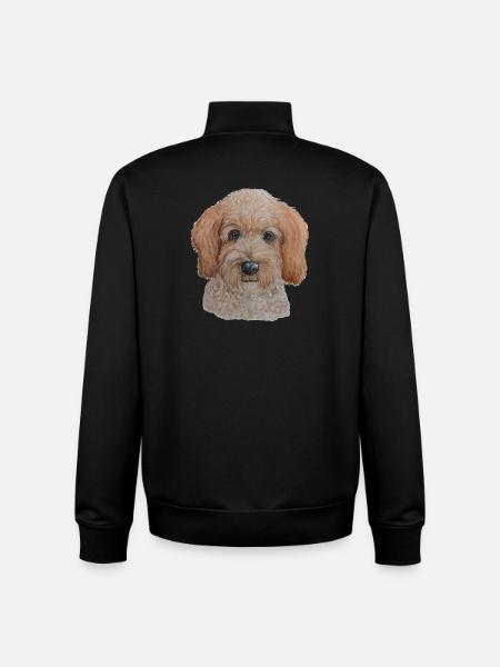 Labradoodle - Unisex Organic Zip Sweatshirt by Stanley/Stella - black