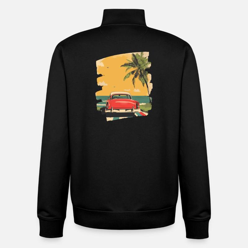 Sommer - Unisex Organic Zip Sweatshirt von Stanley/Stella - Schwarz
