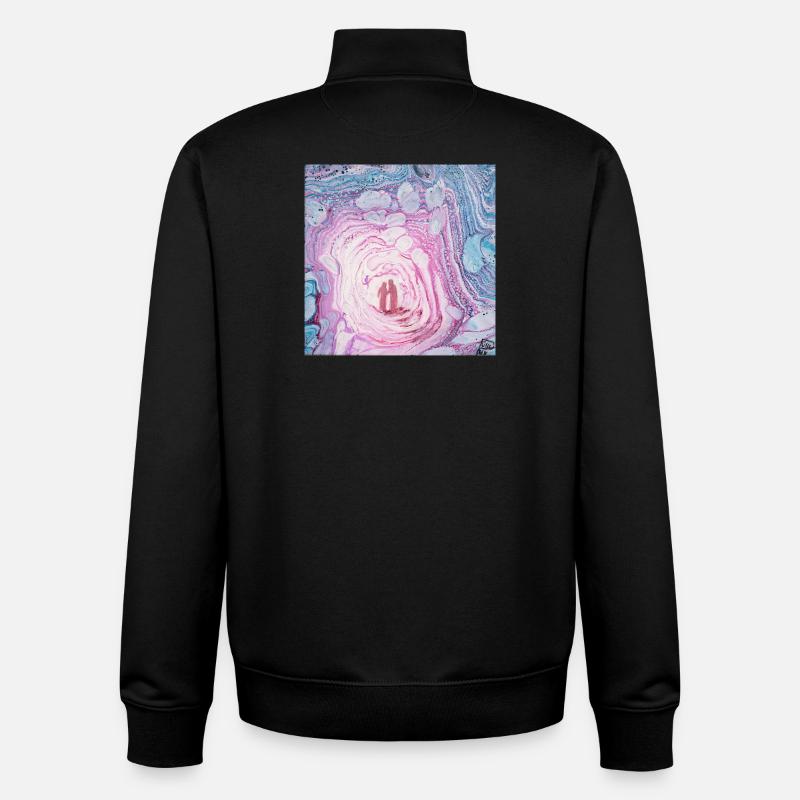 Mystischer Ort - Unisex Organic Zip Sweatshirt von Stanley/Stella - Schwarz