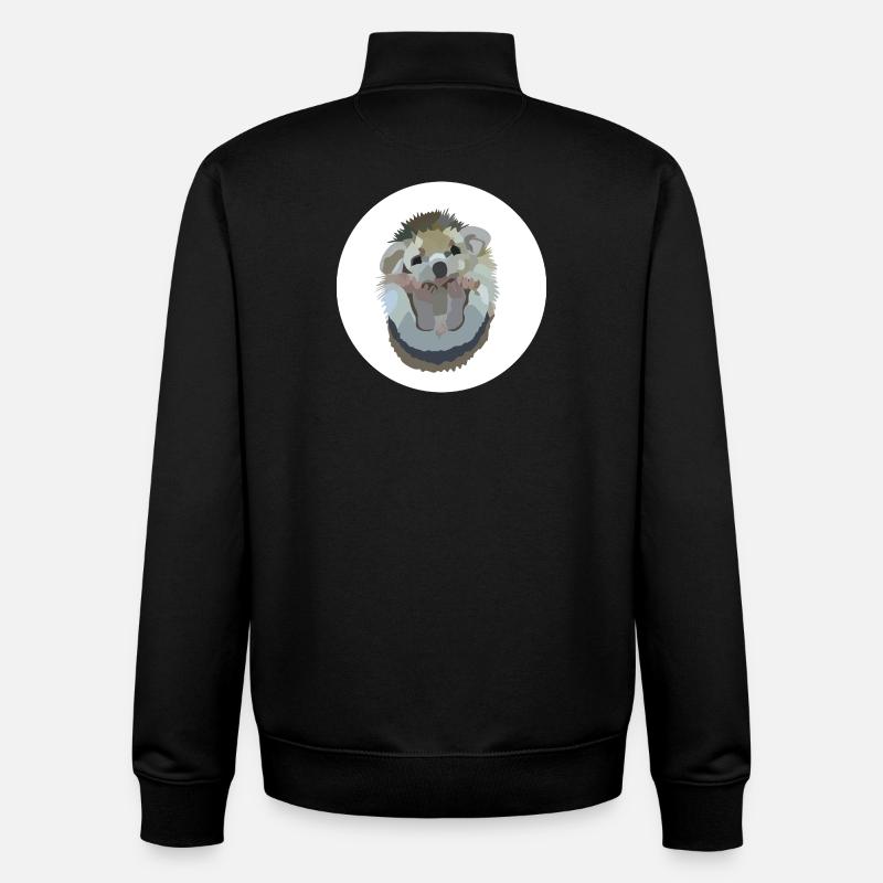 Ida Igel - Unisex Organic Zip Sweatshirt von Stanley/Stella - Schwarz