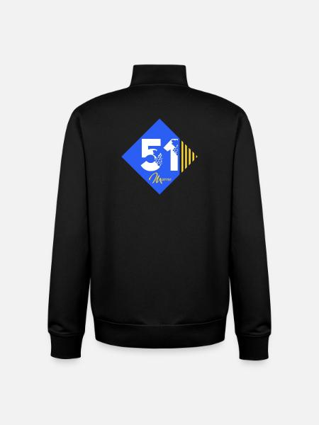 51 - Unisex Organic Zip Sweatshirt by Stanley/Stella - black