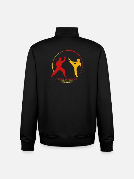 Martial art - Unisex Organic Zip Sweatshirt by Stanley/Stella - black