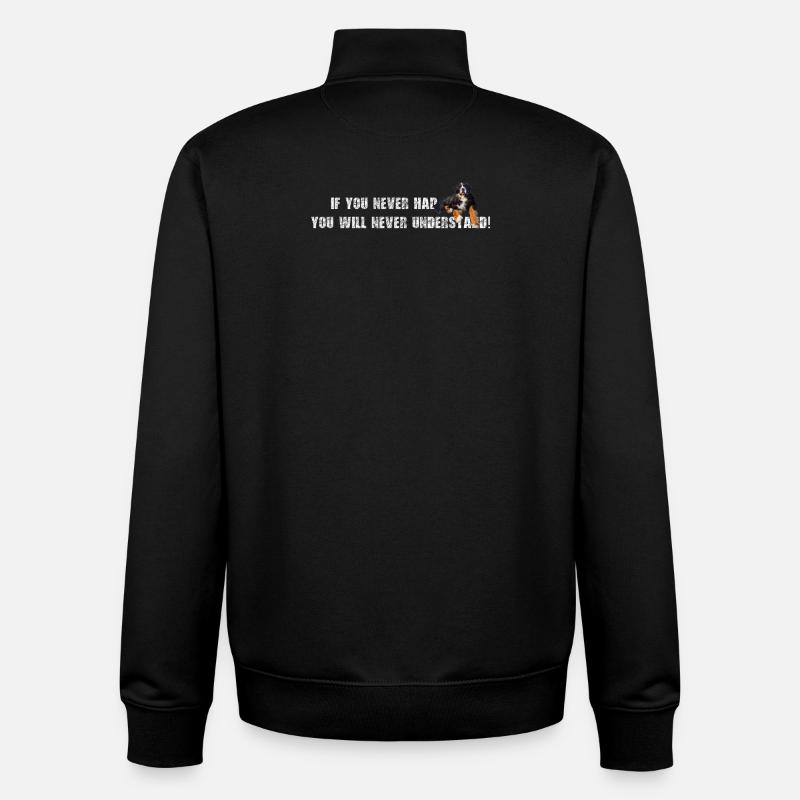 Berner Sennenhund - Unisex Organic Zip Sweatshirt von Stanley/Stella - Schwarz