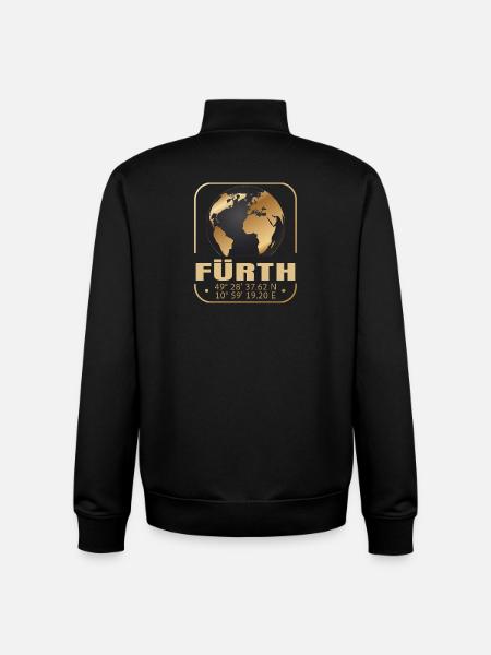 Fürth - Unisex Organic Zip Sweatshirt von Stanley/Stella - Schwarz