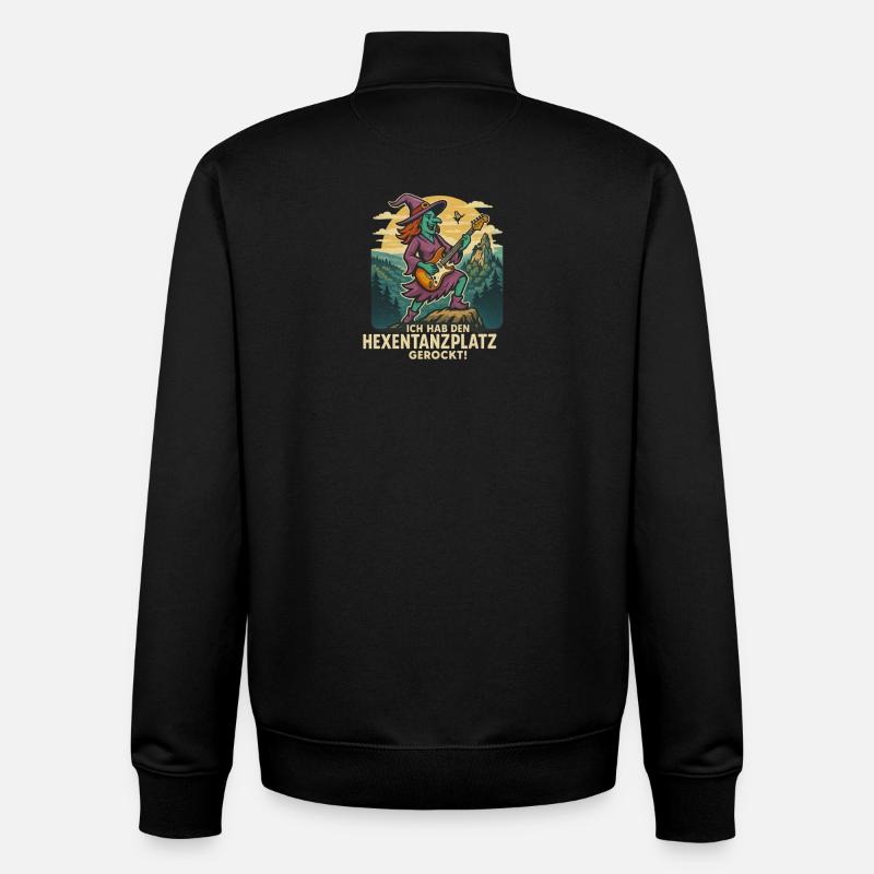 Hexentanz Rock auf Hexentanzplatz - Unisex Organic Zip Sweatshirt von Stanley/Stella - Schwarz