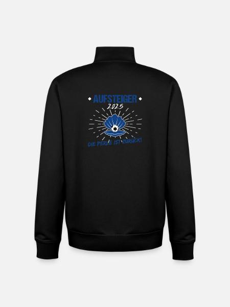 Hamburg Aufstieg - Unisex Organic Zip Sweatshirt von Stanley/Stella - Schwarz