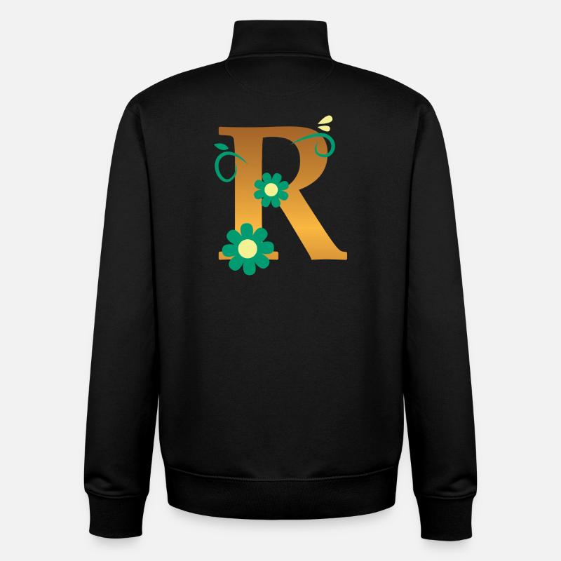 R - Sweat zippé unisexe en coton bio Stanley/Stella - noir