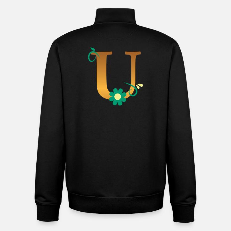 U - Sweat zippé unisexe en coton bio Stanley/Stella - noir
