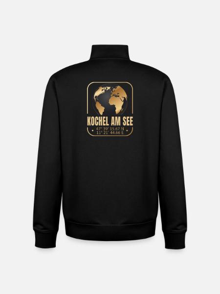 Kochel am See - Unisex Organic Zip Sweatshirt von Stanley/Stella - Schwarz