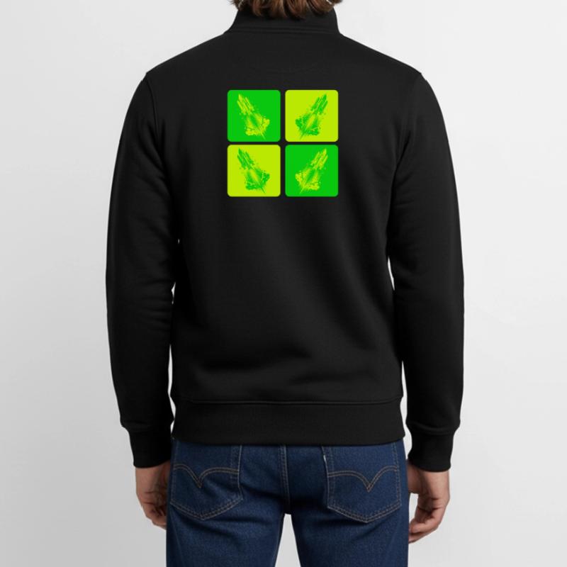 Conception de l’espace Sweat zippé unisexe en coton bio Stanley/Stella