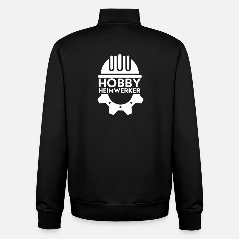 Hobby - Bricolage - Sweat zippé unisexe en coton bio Stanley/Stella - noir