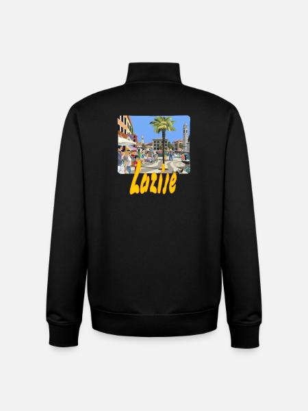 Lazise - Unisex Organic Zip Sweatshirt von Stanley/Stella - Schwarz