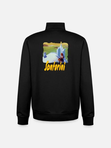 Santorini - Unisex Organic Zip Sweatshirt von Stanley/Stella - Schwarz