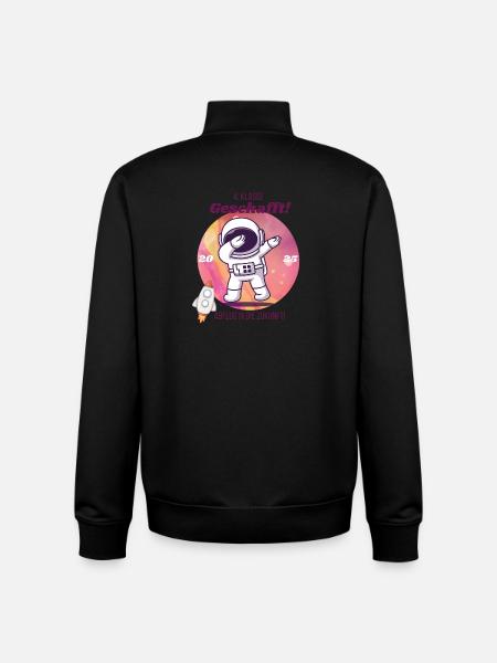 4th grade done – Future 2025 - Unisex Organic Zip Sweatshirt by Stanley/Stella - black